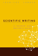 Copertina  Scientific writing : a reader and writer's guide