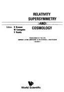 Copertina  Relativity supersymmetry and cosmology : proceedings of the 5th Simposio Latino Americano de Relatividad y Gravitacion