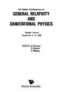 Copertina  General relativity & gravitational physics : proceedings of the 7th italian conference on : Rapallo (Genova)September 3-6, 1986