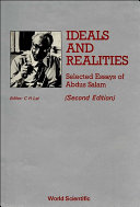 Copertina  Ideals and realities : selected essays of Abdus Salam