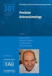 Copertina  Precision asteroseismology : proceedings of the 301. symposium of the International Astronomical Union held in Wroclaw, Poland, August 19-23, 2013
