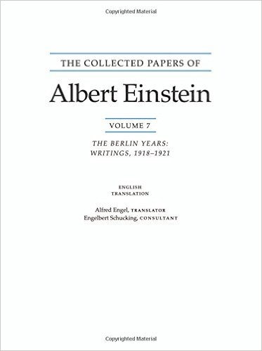 Copertina  Vol. 7: The Berlin Years : writings, 1918-1921 