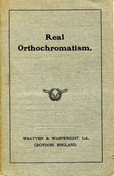 Copertina  Real Orthochromatism