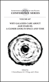 Copertina  Why galaxies care about AGB stars 3 : a closer look in space and time : proceedings of a conference held at University Campus, Vienna, Austria 28 July-1 August 2014