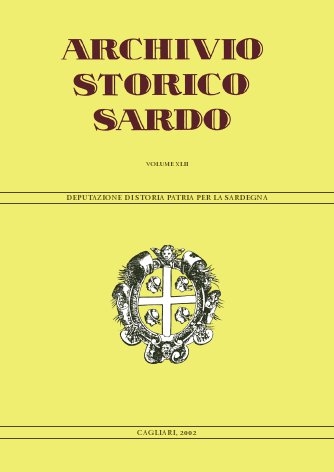 Copertina  {Archivio storico sardo} Vol. 42