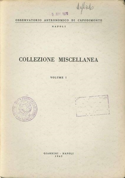 Copertina  Volume 1