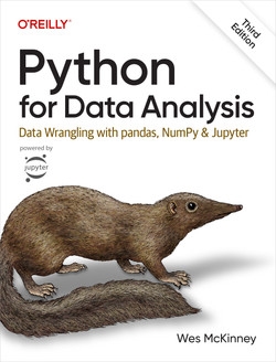 Copertina  Python for Data Analysis : Data Wrangling with pandas, NumPy & Jupyter