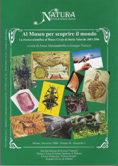 Copertina  Al museo per scoprire il mondo : la ricerca scientifica al Museo di Storia Naturale di Milano 2003-2006